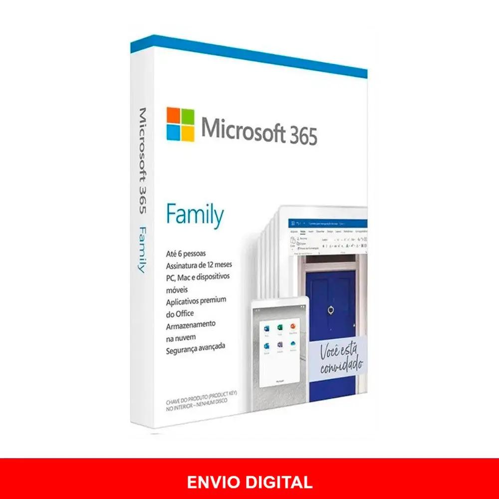 Software Microsoft Office 365 Home Brl Download 6 Ativacoes - 6gq-01178 Truedata